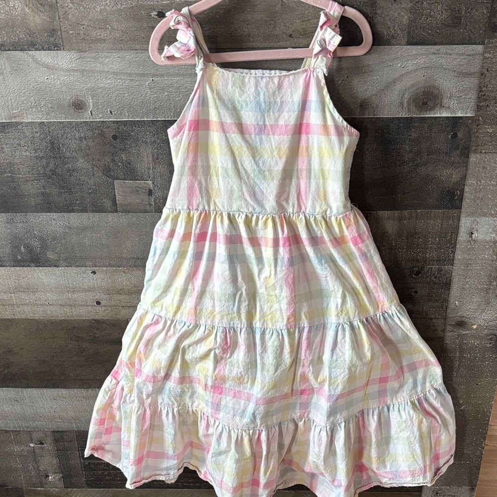 Spring checkered dress